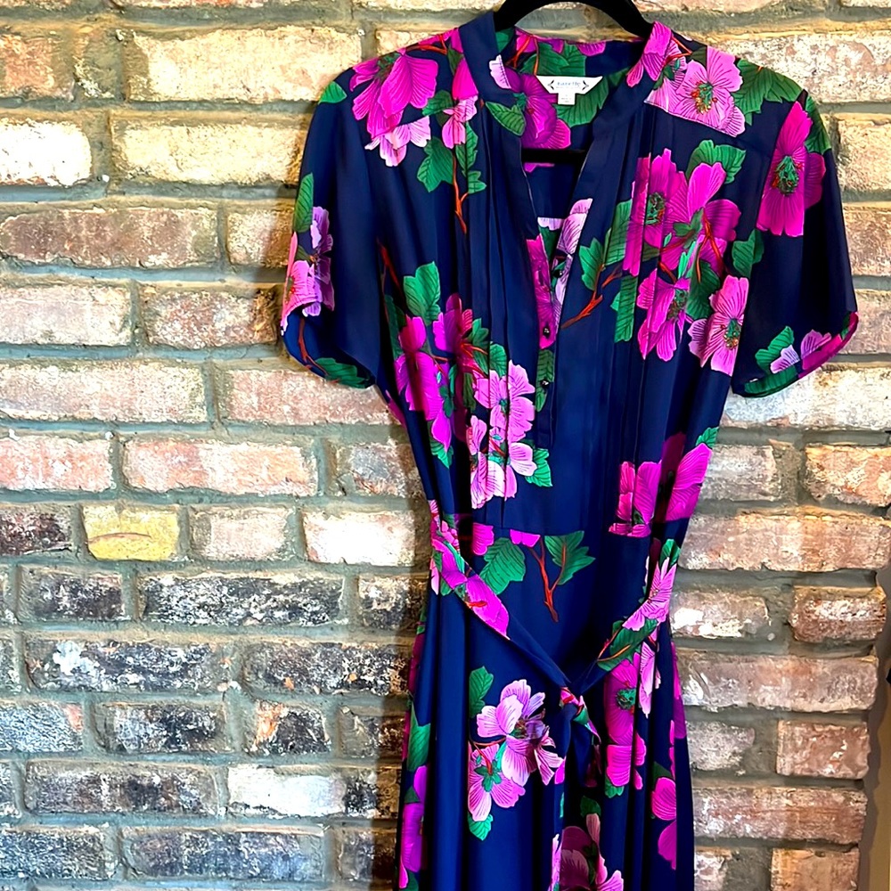 Vibrant Nanette Lepore peony dress